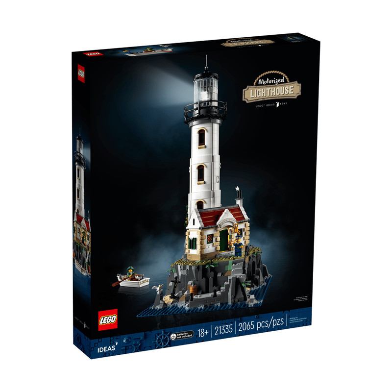 لگو 2065 تکه سری Ideas مدل Motorized Lighthouse کد 21335