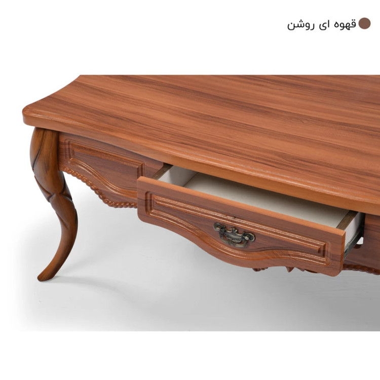 میز جلومبلی میز مارکت مدل پیچک مستطیل