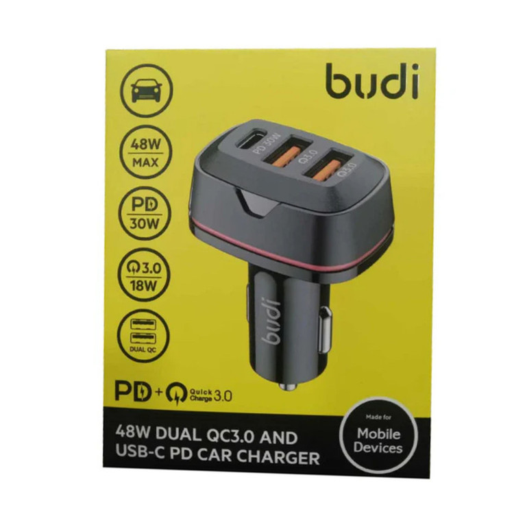 شارژر فندکی 30 وات سه پورت بودی مدل CC616TB