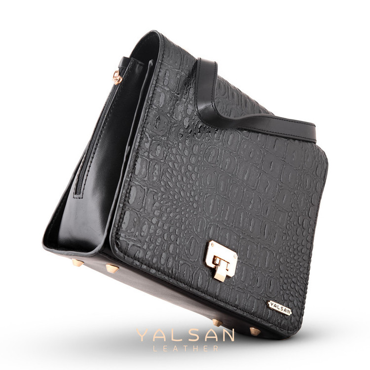 کیف رودوشی زنانه چرم یلسان مدل الین کد GAN-msk-036
