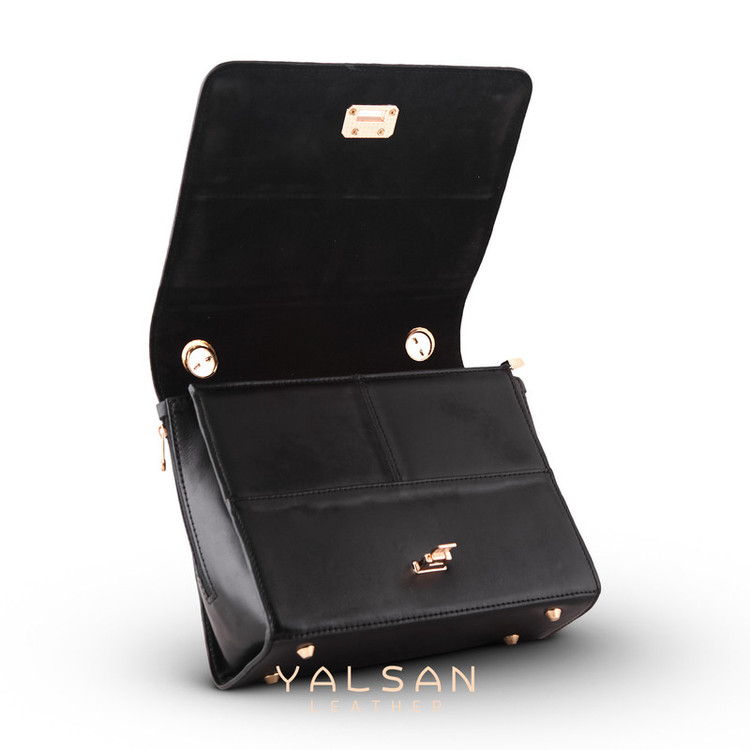 کیف رودوشی زنانه چرم یلسان مدل الین کد GAN-msk-036
