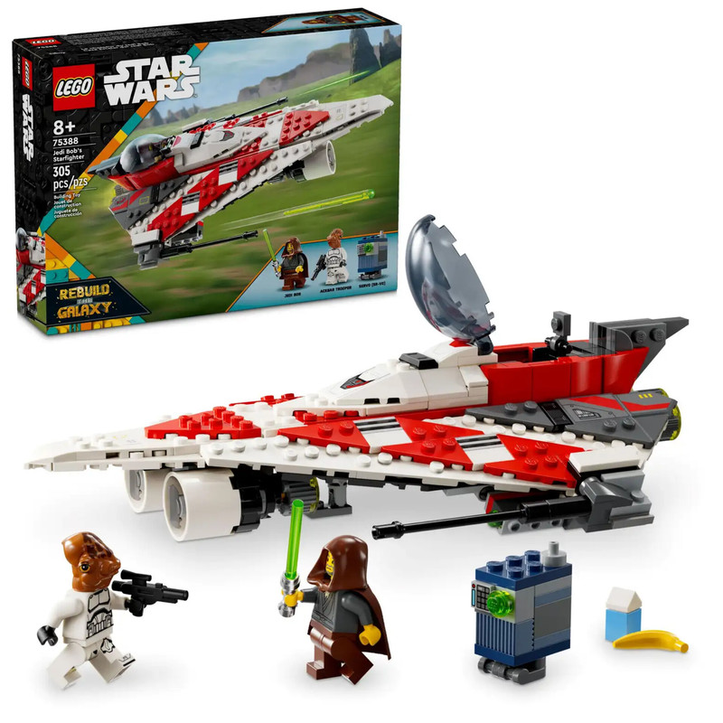 لگو سری استاروارز مدل Jedi Bobs Starfighter کد 75388