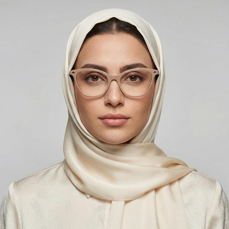 فریم عینک طبی گربه ای زنانه ری بن مدل 0RX5360F-5715-54 مناسب برای صورت مستطیل و مربع، لوزی