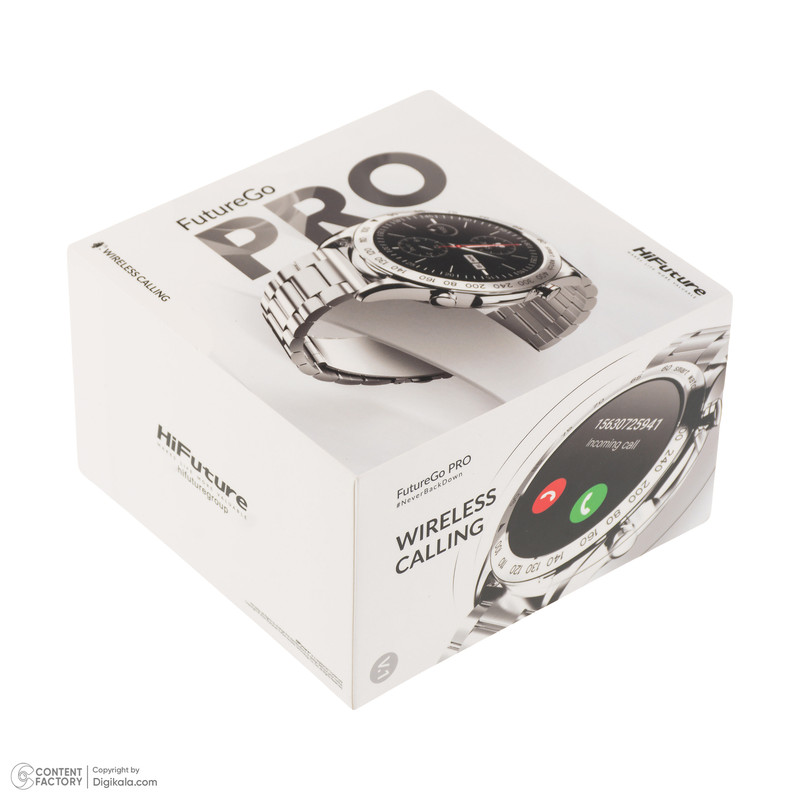ساعت هوشمند 45 میلیمتری های فیوچر مدل FutureGo Pro با بند استیل ضد زنگ