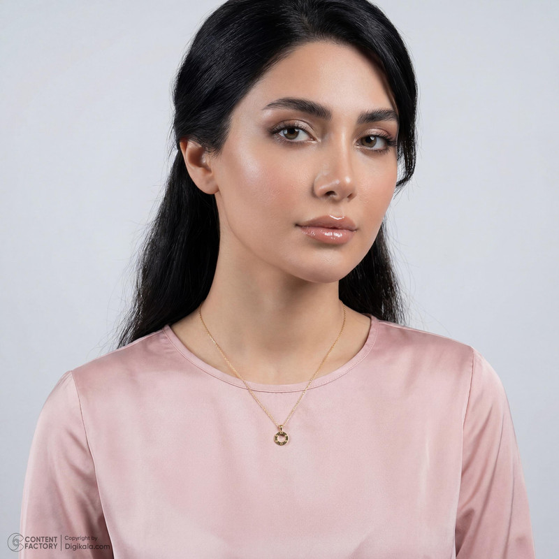 آویز گردنبند طلا 18 عیار زنانه میو گلد طرح کارتیه کد N1742
