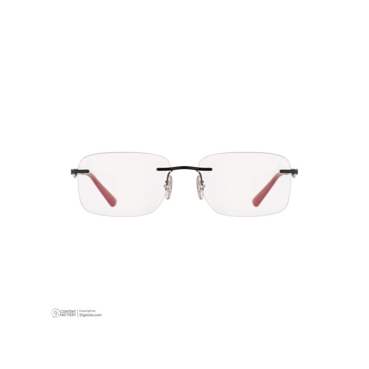 فریم عینک طبی مستطیلی ری بن مدل 0RX6385I-2509-53 مناسب برای صورت بیضی، قلب، گرد و مثلث