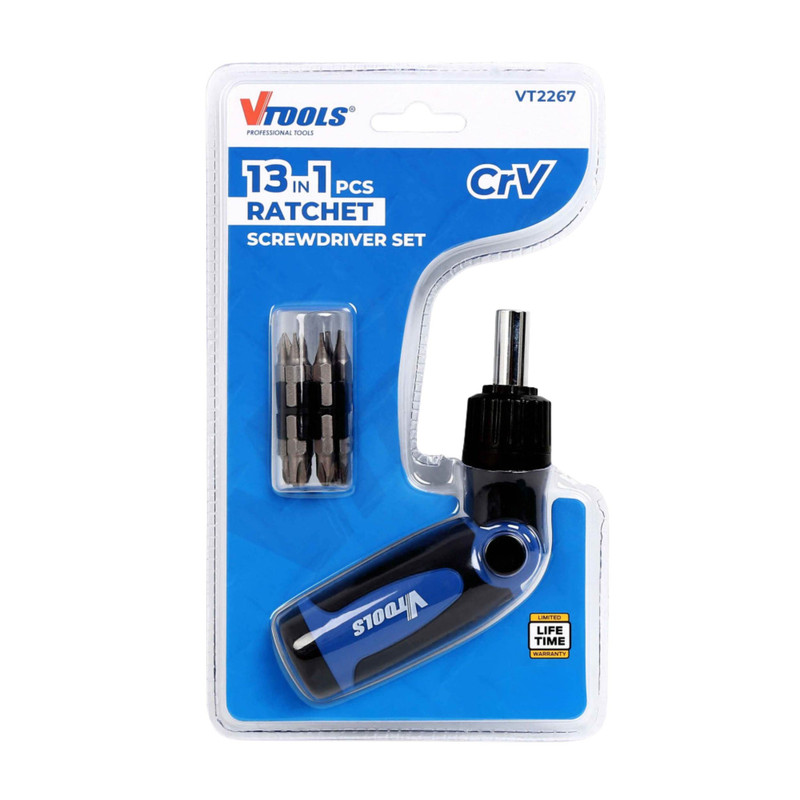 پیچ گوشتی وی تولز مدل 13 در 1 کد VT2267 سایز 75 میلیمتر