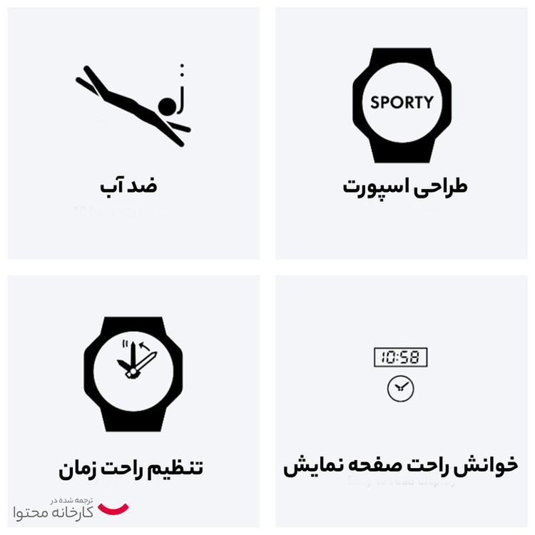 ساعت مچی عقربه ای زنانه کاسیو مدل LRW-200H-4B2VDF