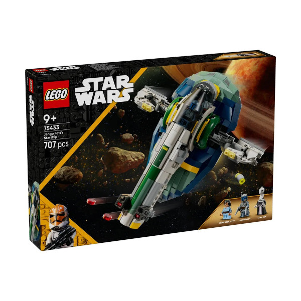 لگو 707 تکه سری استار وارز مدل Star Wars Jango Fetts Starship کد 75433