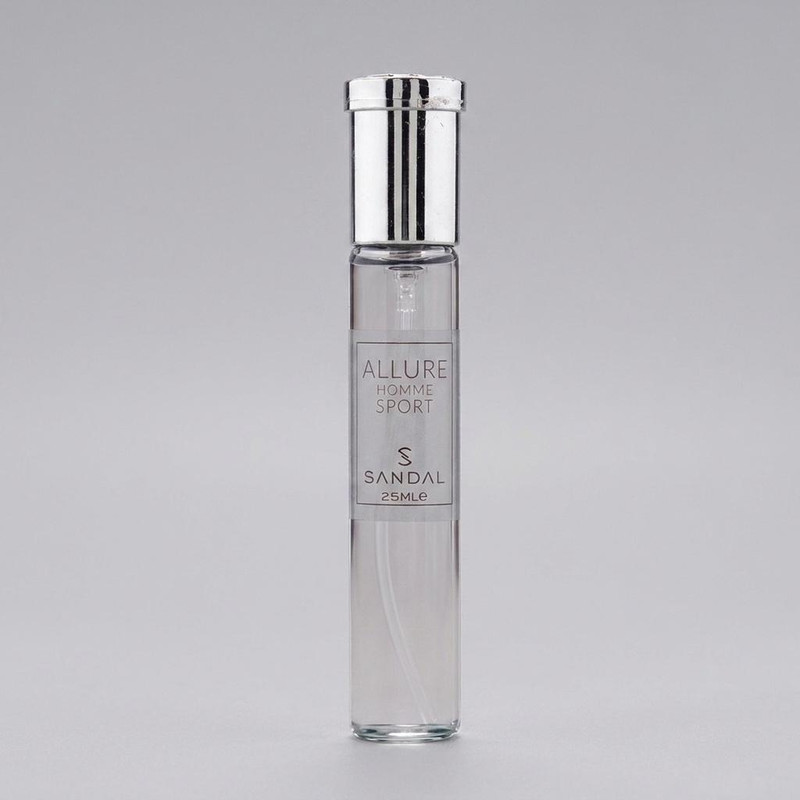 عطر جیبی مردانه صندل مدل allure sport حجم 25 میلی لیتر