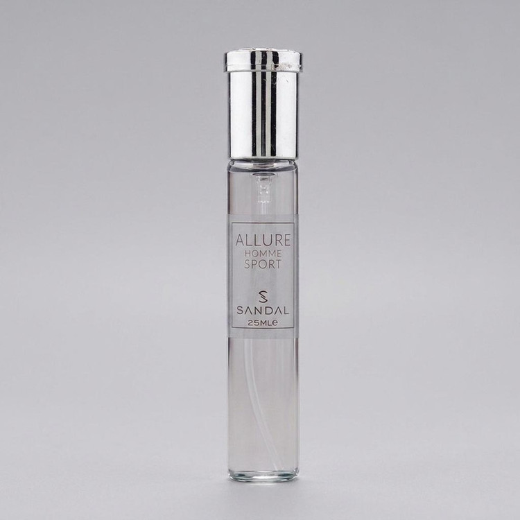 عطر جیبی مردانه صندل مدل allure sport حجم 25 میلی لیتر