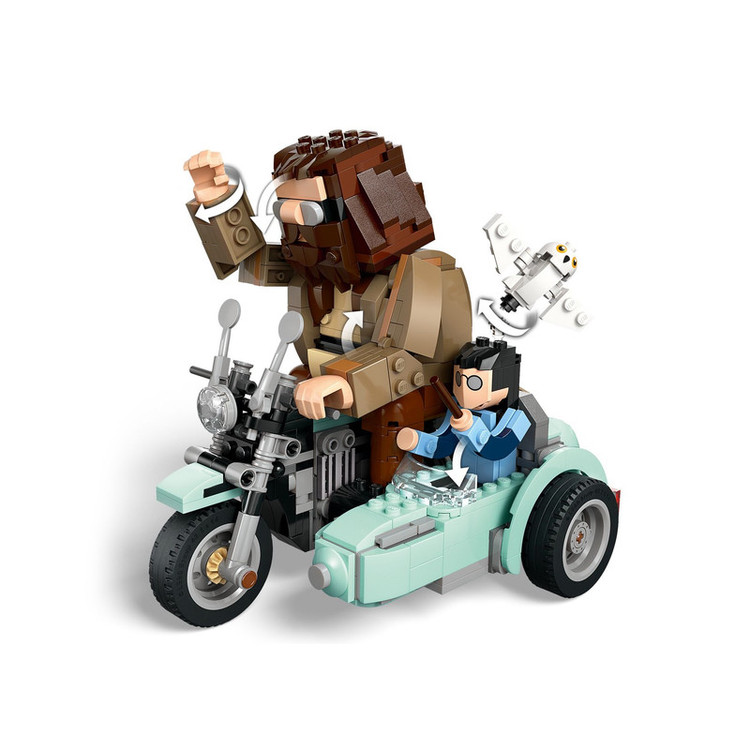 لگو 617 تکه سری هری پاتر مدل Hagrid amp Harry s Motorcycle Ride کد 76443