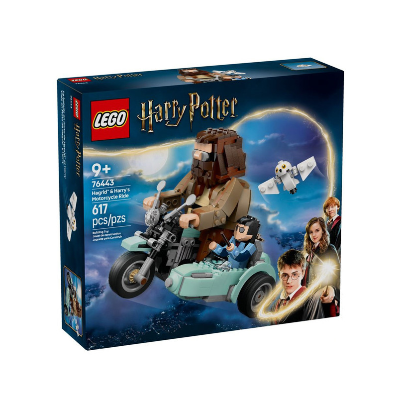 لگو 617 تکه سری هری پاتر مدل Hagrid amp Harry s Motorcycle Ride کد 76443