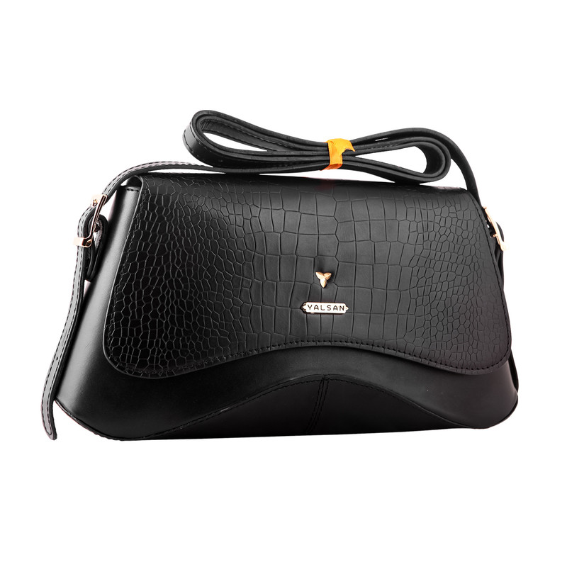 کیف رودوشی زنانه چرم یلسان مدل آیریا کد PRM-124-msk