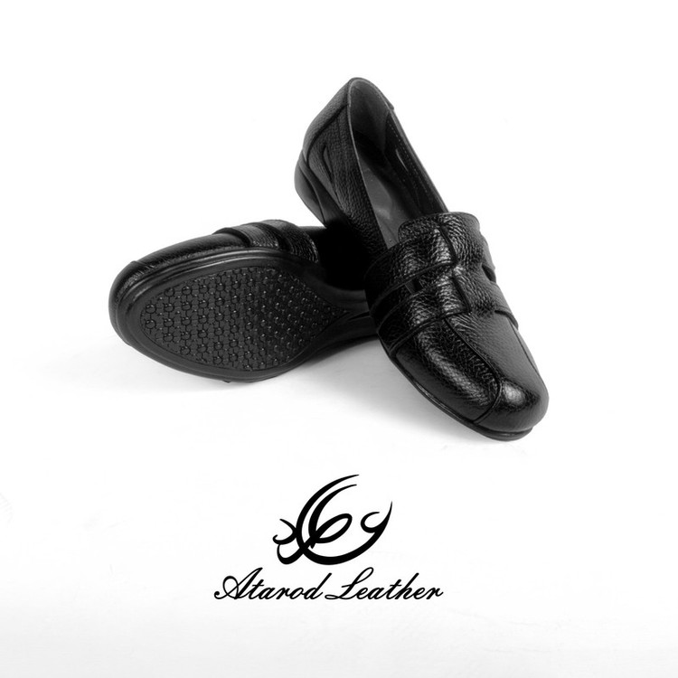 کفش روزمره زنانه چرم عطارد مدل چرم طبیعی کد SH177