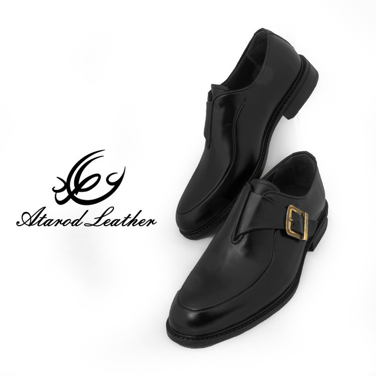 کفش مردانه چرم عطارد مدل چرم طبیعی کد SH284