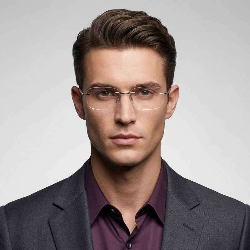 فریم عینک طبی مستطیلی ری بن مدل 0RX8750-1195-54 مناسب برای صورت بیضی، قلب، گرد و مثلث
