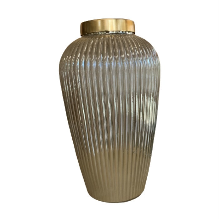 گلدان دکوری مدل شیشه ای