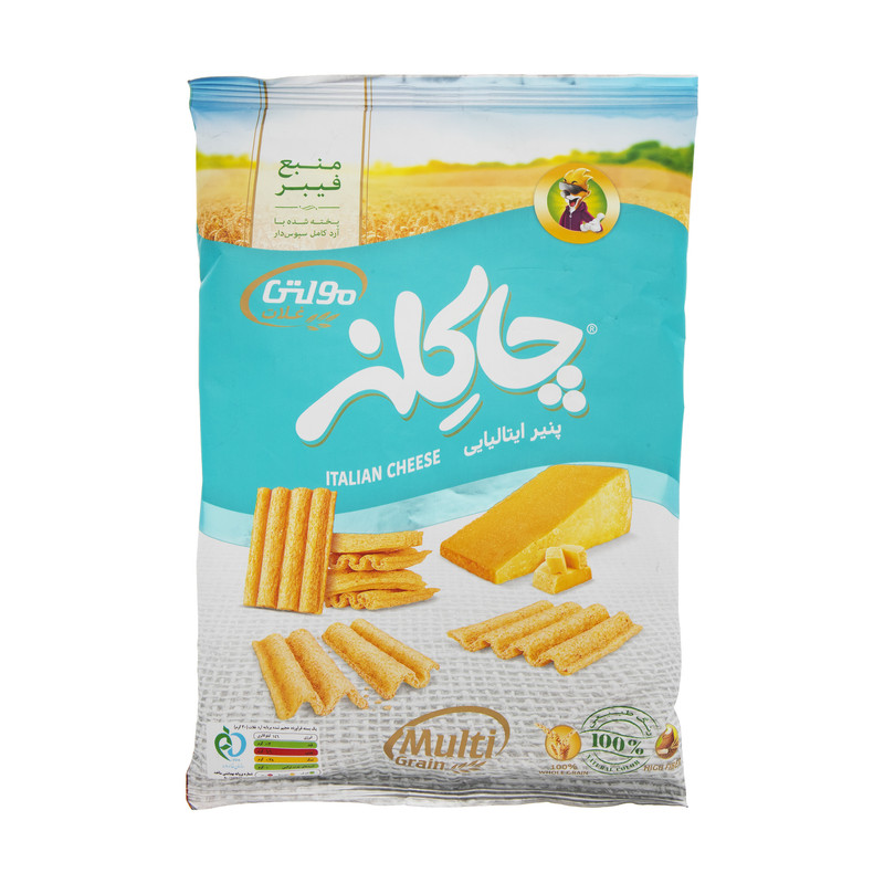 اسنک مولتی غلات پنیر ایتالیایی چاکلز - 90 گرم