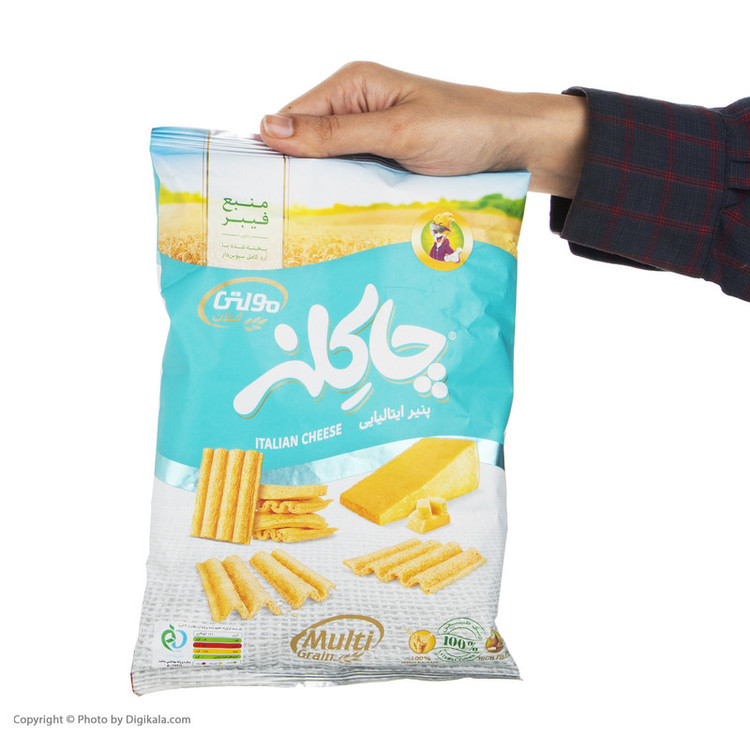 اسنک مولتی غلات پنیر ایتالیایی چاکلز - 90 گرم