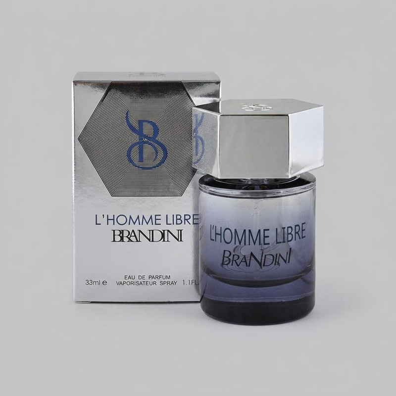 عطر جیبی مردانه برندینی مدل L HOMME LIBRE با رایحه معتدل و تلخ حجم 33 میلیلیتر