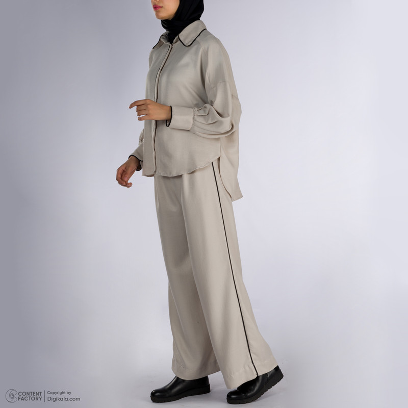 ست شومیز و شلوار زنانه آدور مدل جناقی