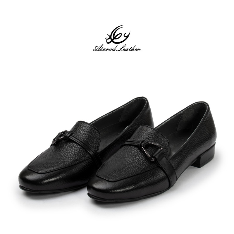 کفش زنانه چرم عطارد مدل چرم طبیعی کد SH342