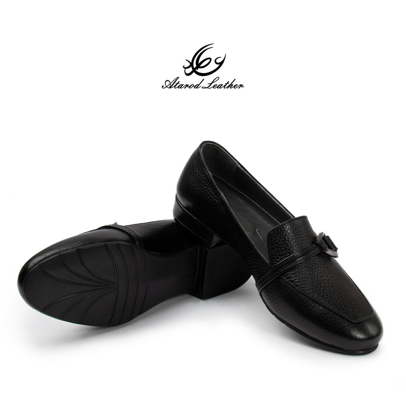 کفش زنانه چرم عطارد مدل چرم طبیعی کد SH342
