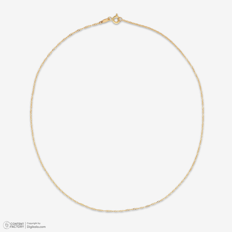 زنجیر حلقهای فلامینگو طلا 18 عیار زنانه حافا گلد مدل R238