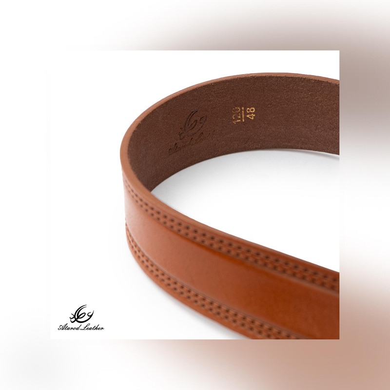 کمربند مردانه چرم عطارد مدل چرم طبیعی کد B75