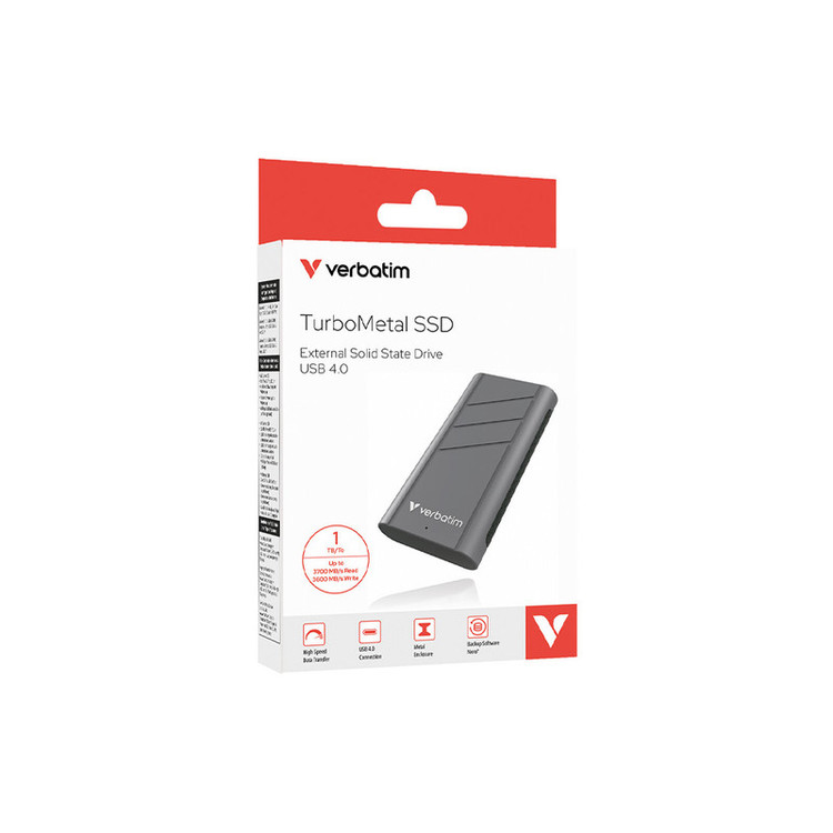 اس اس دی اکسترنال ورباتیم مدل TurboMetal ظرفیت 1 ترابایت رابط USB4