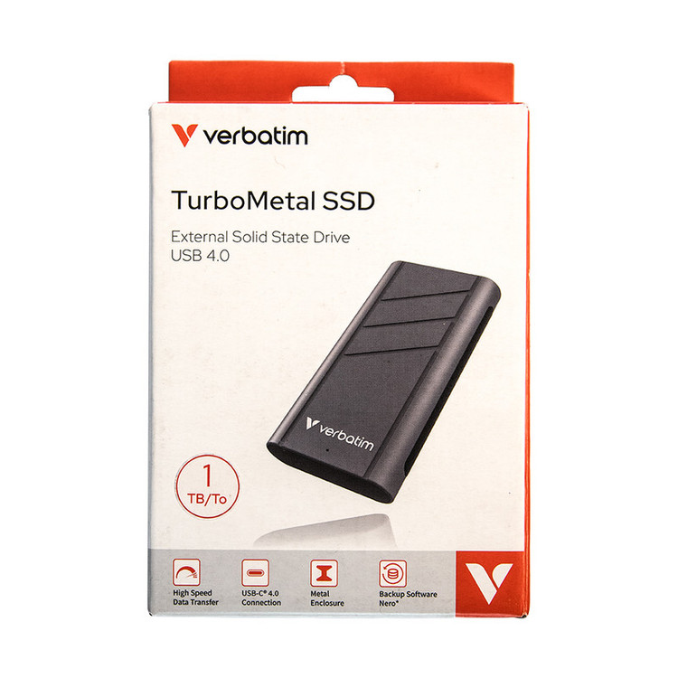 اس اس دی اکسترنال ورباتیم مدل TurboMetal ظرفیت 1 ترابایت رابط USB4