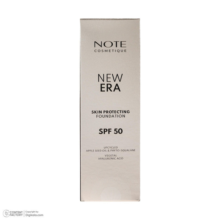 کرم پودر مایع SPF 50 نوت مدل NEW ERA شماره 140 مناسب برای انواع پوست حجم 30 میلیلیتر