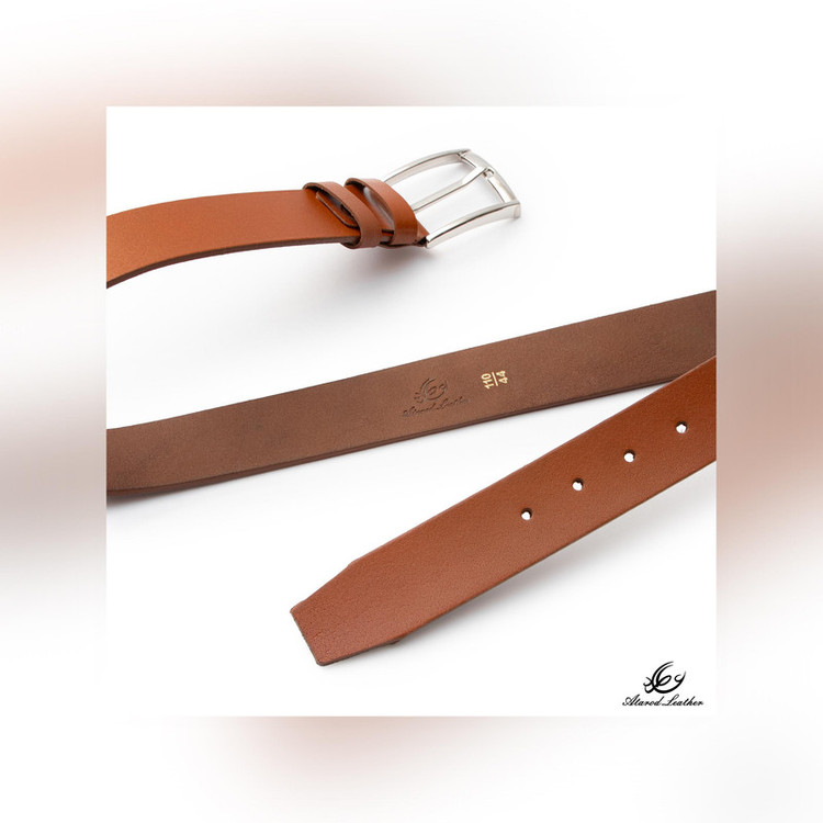 کمربند مردانه چرم عطارد مدل چرم طبیعی کد B76