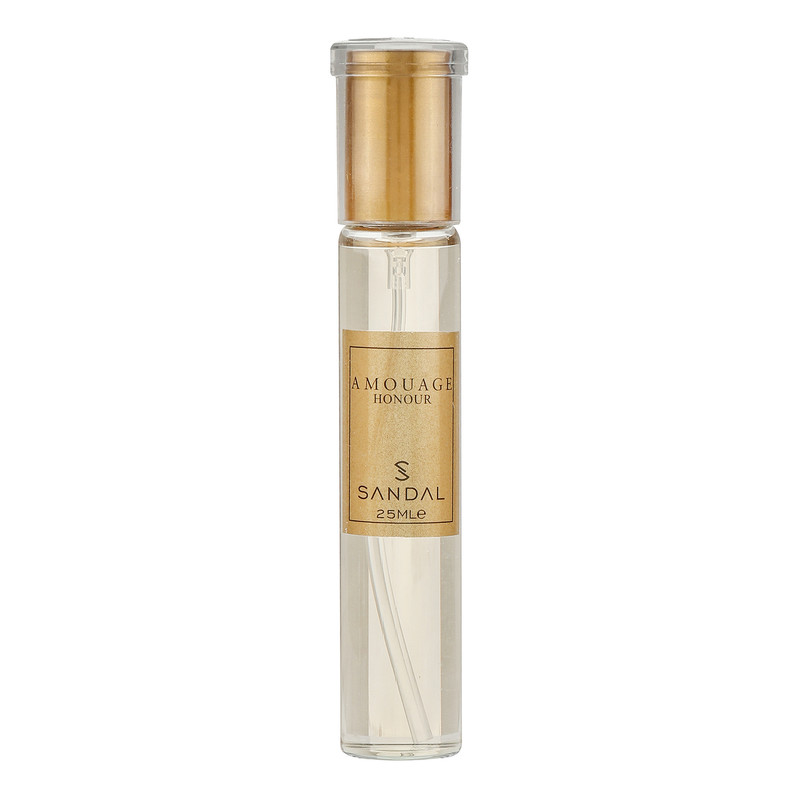 عطر جیبی زنانه صندل مدل amouage honour با رایحه خنک حجم 25 میلیلیتر