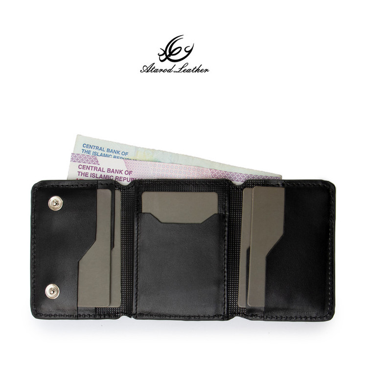 کیف پول چرم عطارد مدل چرم طبیعی کد K55