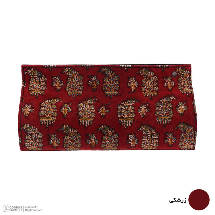 کاور دستمال کاغذی بومی مدل پارچه قلم کاری کد 001