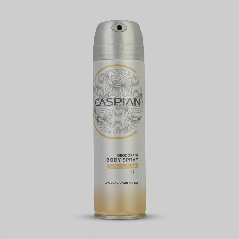 اسپری بدن مردانه کاسپین مدل AURA حجم 150 میلی لیتر