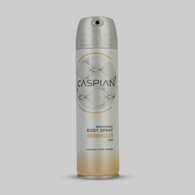 اسپری بدن مردانه کاسپین مدل AURA حجم 150 میلی لیتر