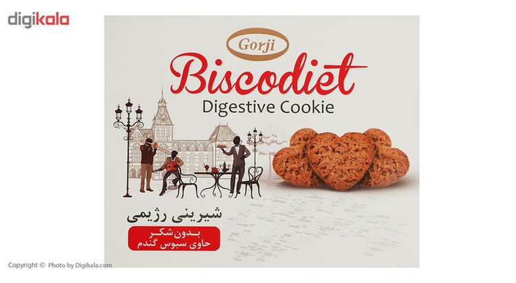 بیسکویت رژیمی گرجی مقدار 380 گرم
