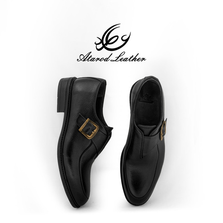 کفش مردانه چرم عطارد مدل چرم طبیعی کد SH282