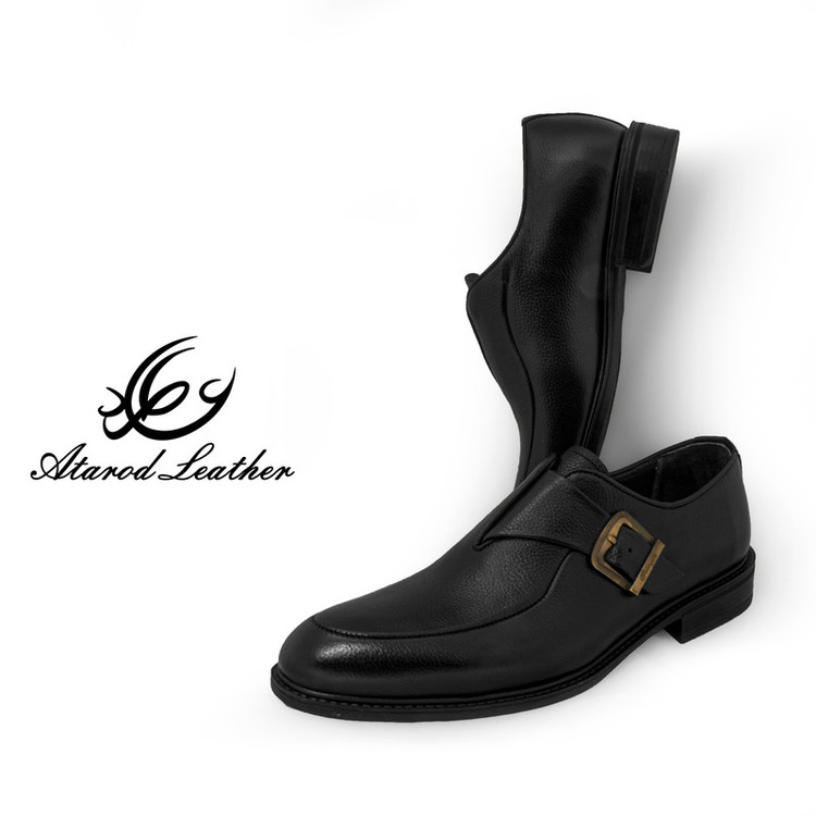 کفش مردانه چرم عطارد مدل چرم طبیعی کد SH282