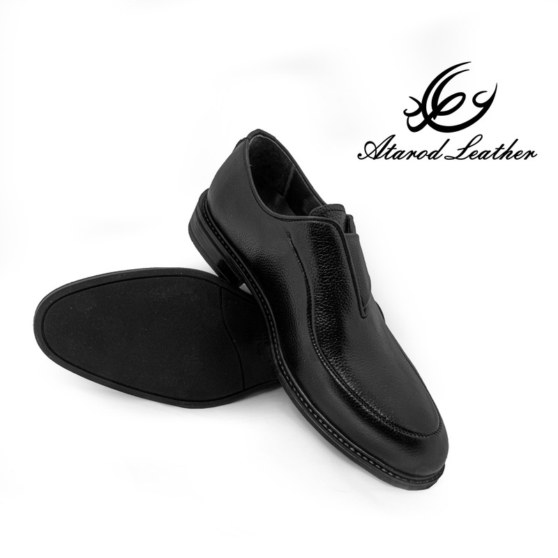 کفش مردانه چرم عطارد مدل چرم طبیعی کد SH282