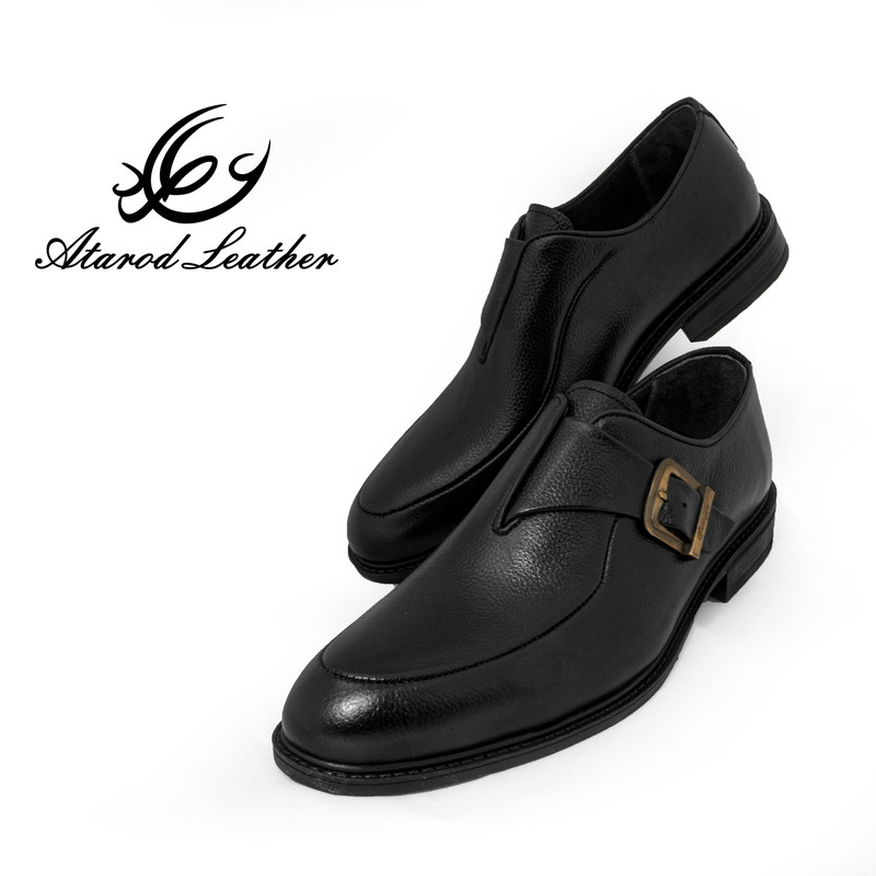 کفش مردانه چرم عطارد مدل چرم طبیعی کد SH282