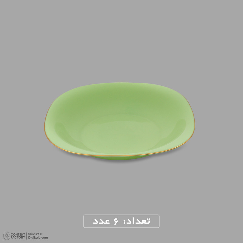 سرویس غذاخوری اوپال 26 پارچه 6 نفره گلدن اوپال مدل Carine مدل 1