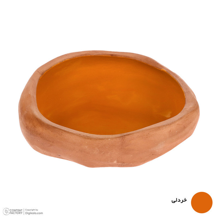 کاسه سفالی بومی مدل دفرمه