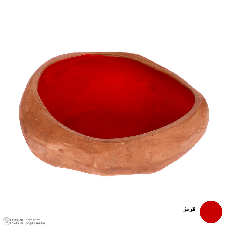 کاسه سفالی بومی مدل دفرمه