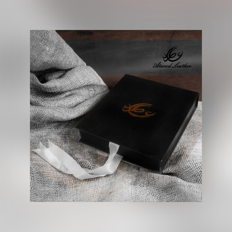 ست هدیه مردانه چرم عطارد مدل چرم طبیعی کد A48