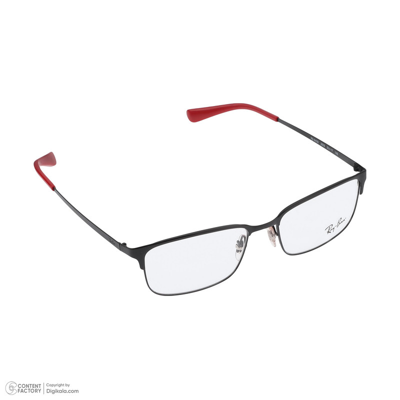 فریم عینک طبی مستطیلی ری بن مدل 0RX6409I-2509-53 مناسب برای صورت بیضی، قلب، گرد و مثلث