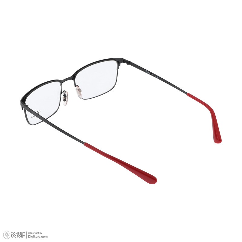 فریم عینک طبی مستطیلی ری بن مدل 0RX6409I-2509-53 مناسب برای صورت بیضی، قلب، گرد و مثلث